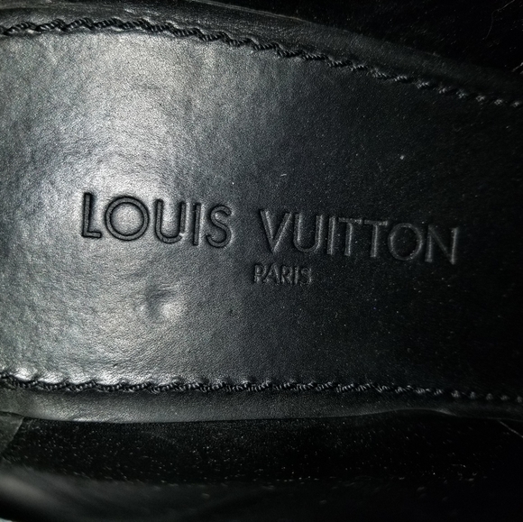 Louis Vuitton Dress Shoes Black Men's Size 8 - Picture 8 of 15